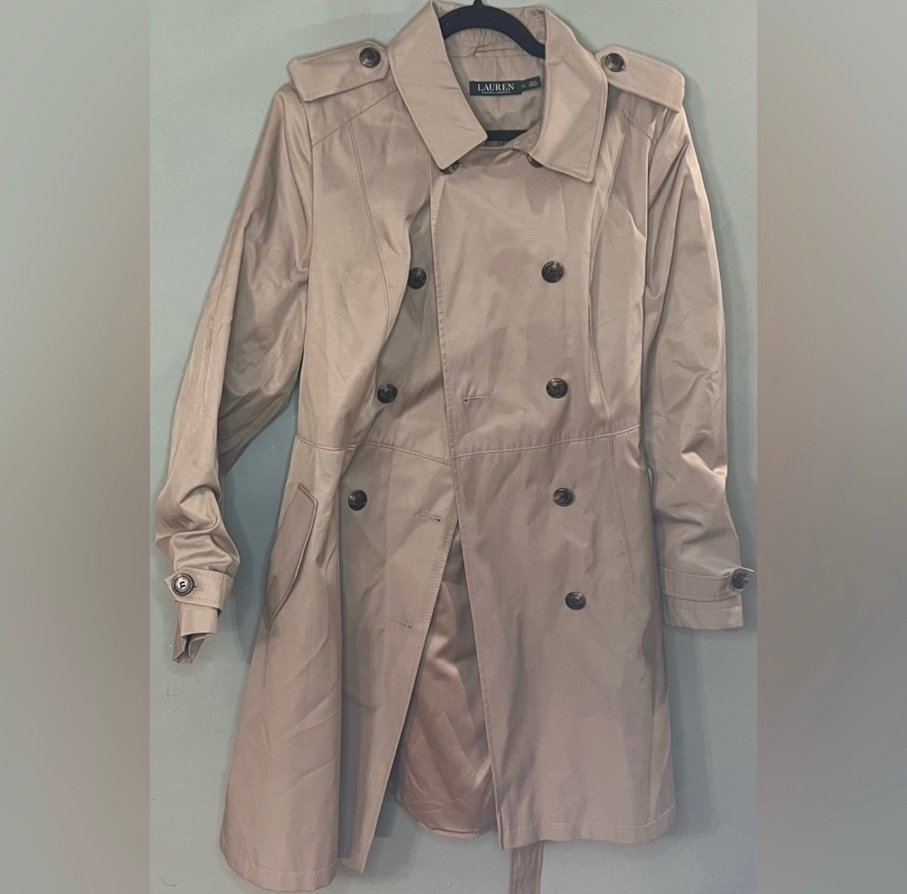 Ralph Lauren Double Breasted Trench size Xl