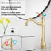 Bathroom Faucet GGStudy 360° Swivel Single-Handle One Hole Bathroom Vessel Sink