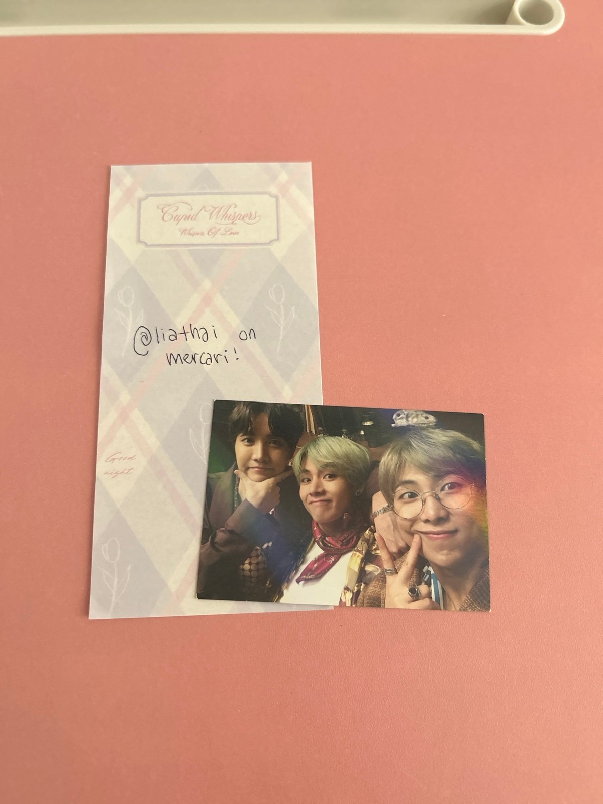 BTS 5TH MUSTER 2019 RM JHOPE V PHOTOCARD