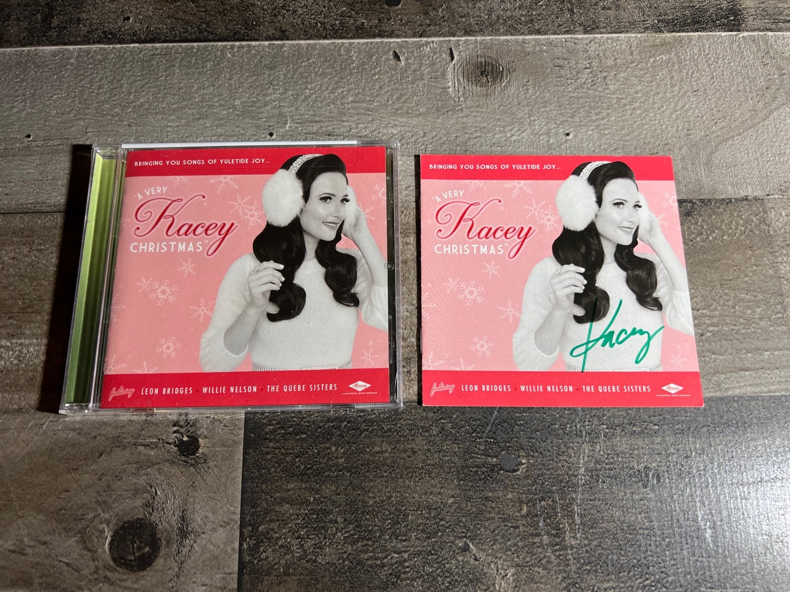 Kacey Musgraves A Very Kacey Christmas autographed signed cd