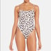 NWT Vitamin A Jenna One-Piece Swimsuit in Wildcat Leopard Prints