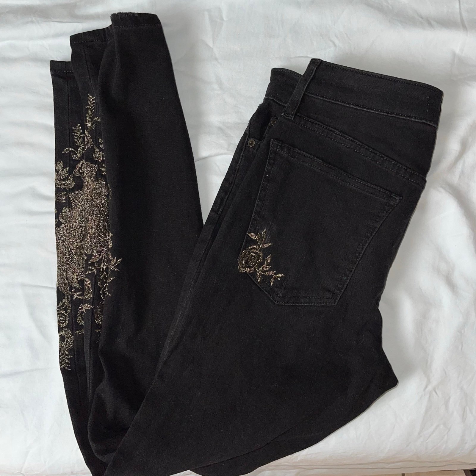 Joe's Jeans The Charlie High Rise Skinny Ankle Sz w26 - detail