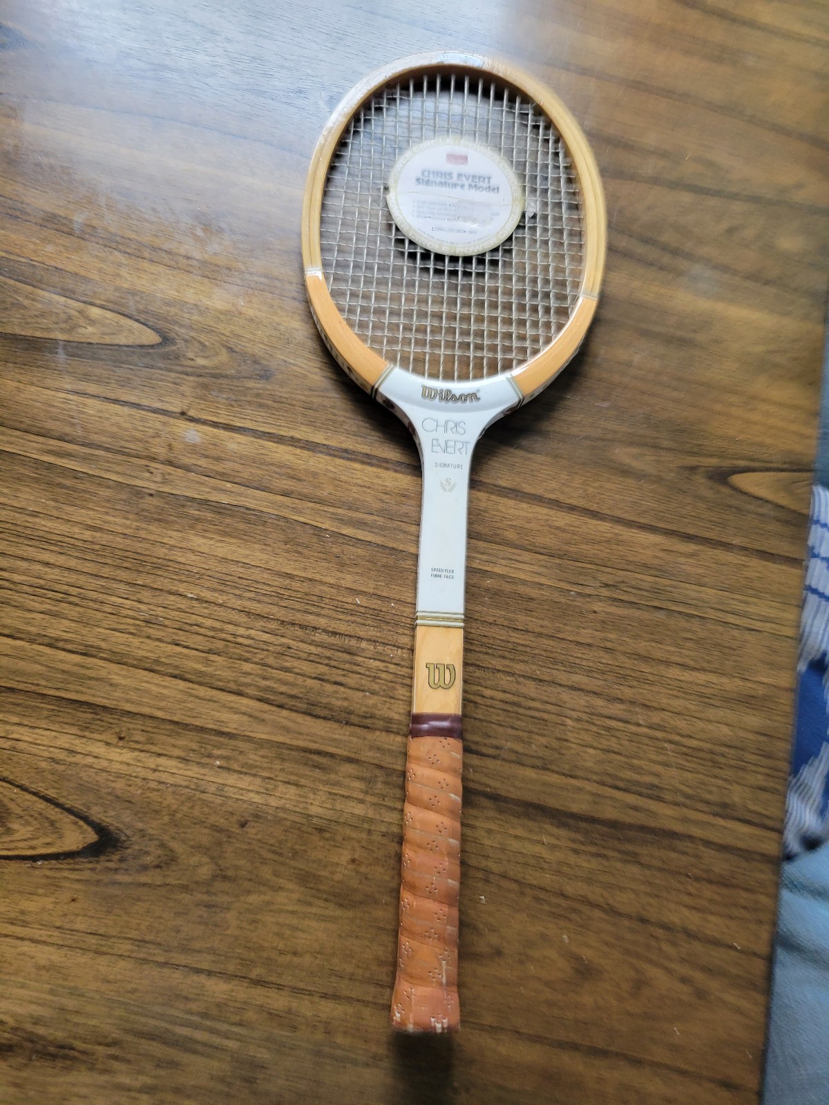 Vintage chris Evert Wilson tennis racket