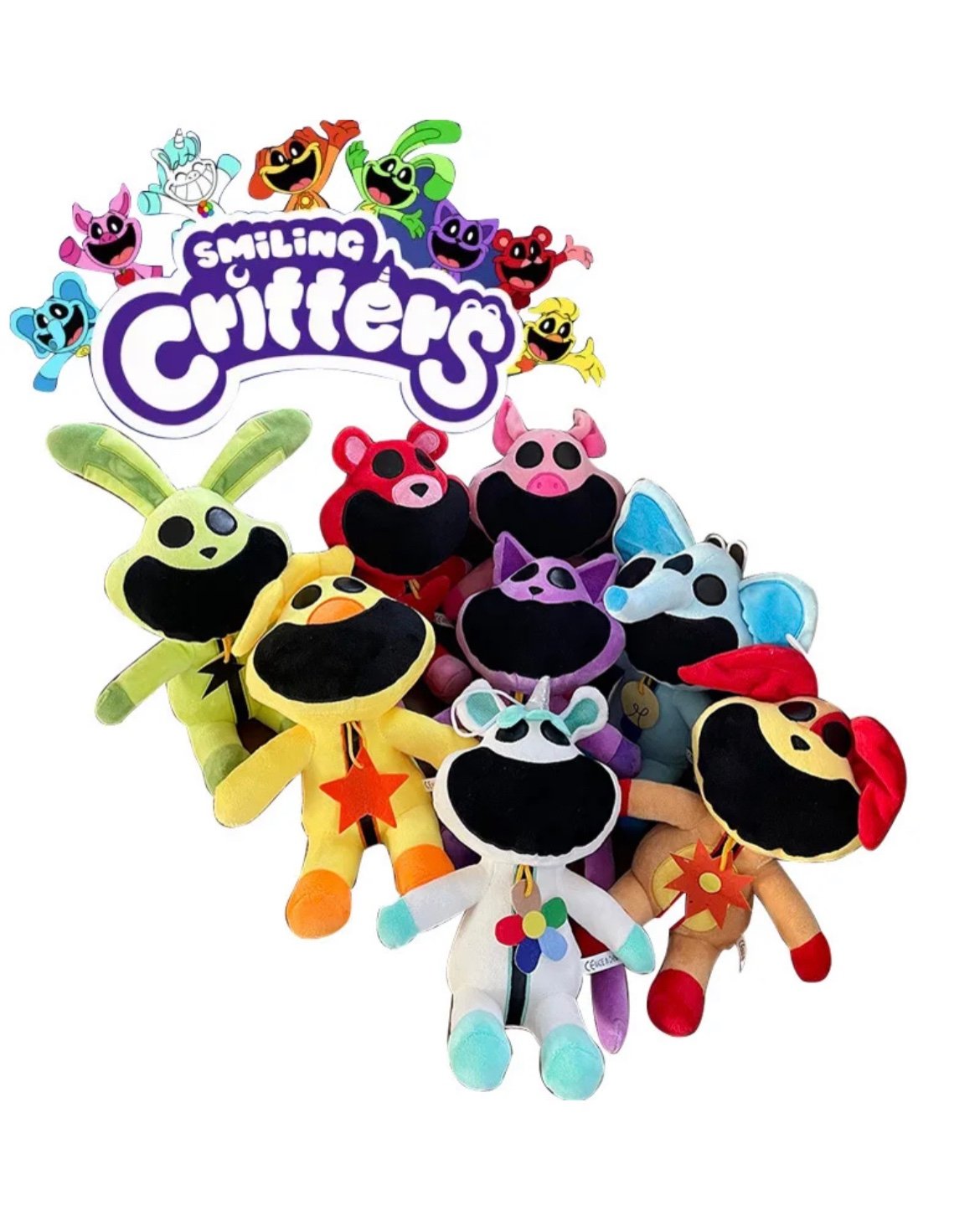 Poppy Playtime Bundle Smiling Critters Plushies