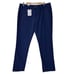 New Mens Untuckit Chancellor Straight Fit Wrinkle Resistant Navy Blue Pants