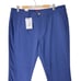 New Mens Untuckit Chancellor Straight Fit Wrinkle Resistant Navy Blue Pants