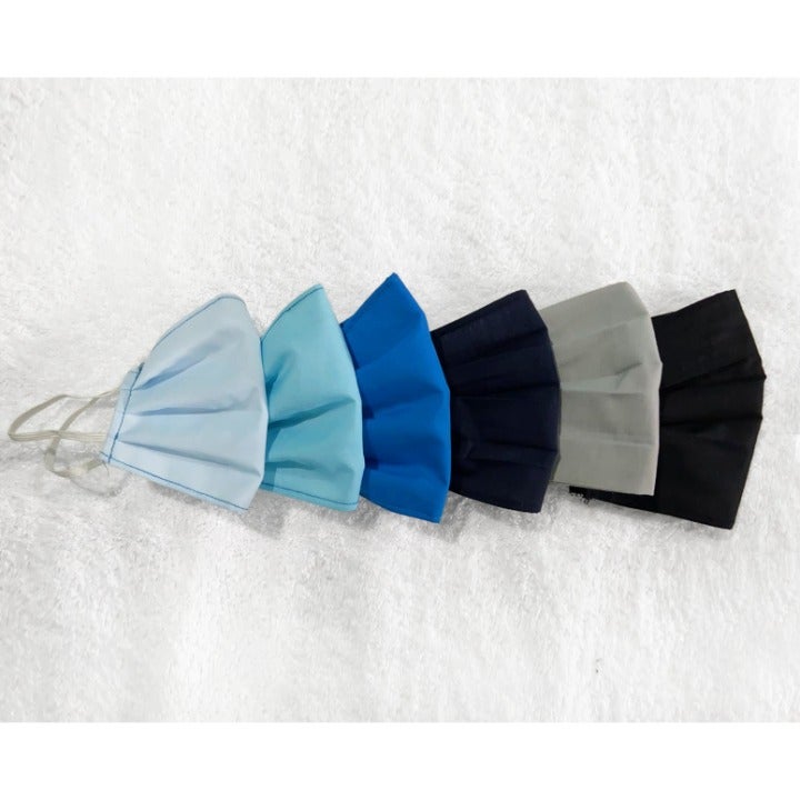 SET OF 6 100% Cotton Assorted Facemasks