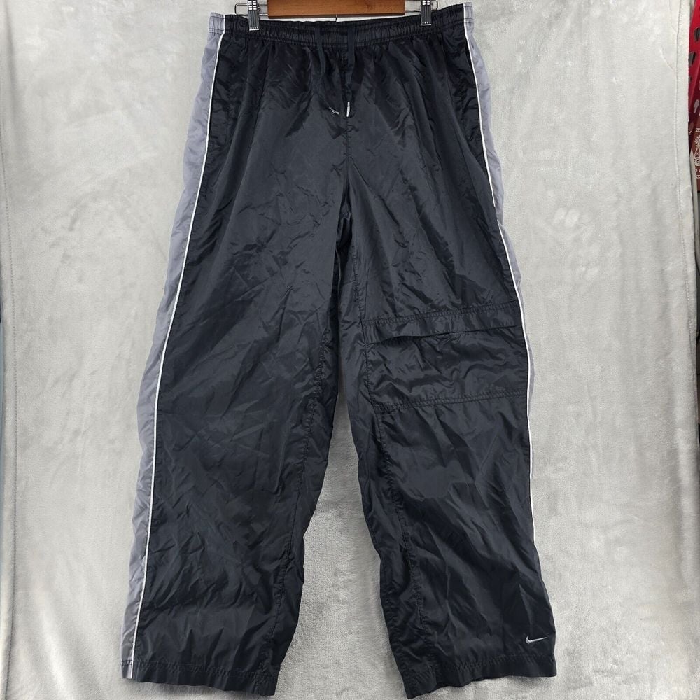 Vintage Nike Swoosh Nylon Drill Pants Hype Streetwear Track Pants Size XL