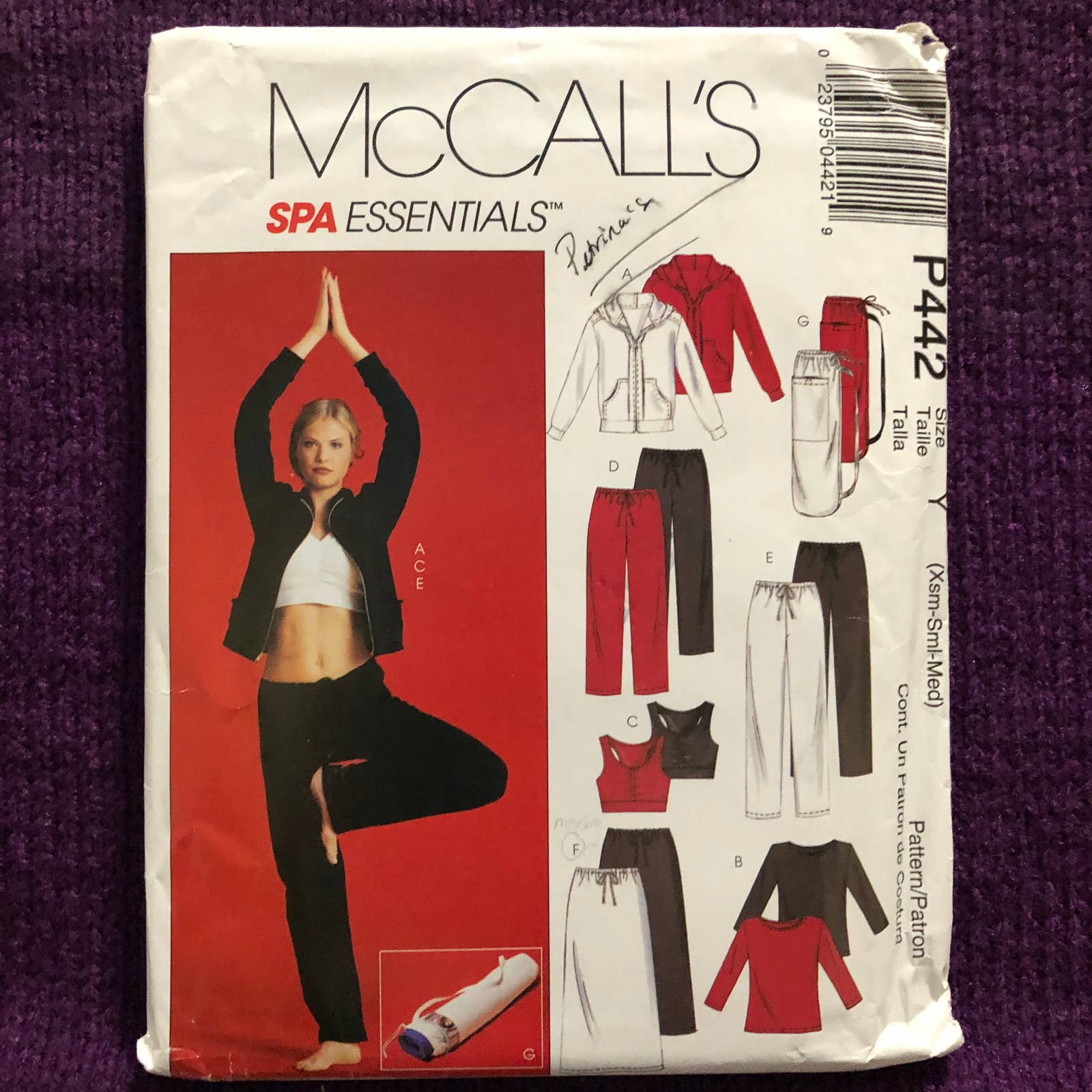 McCalls Activewear pants top jacket IV7041 McCalls Activewear pants top jacket IV7041