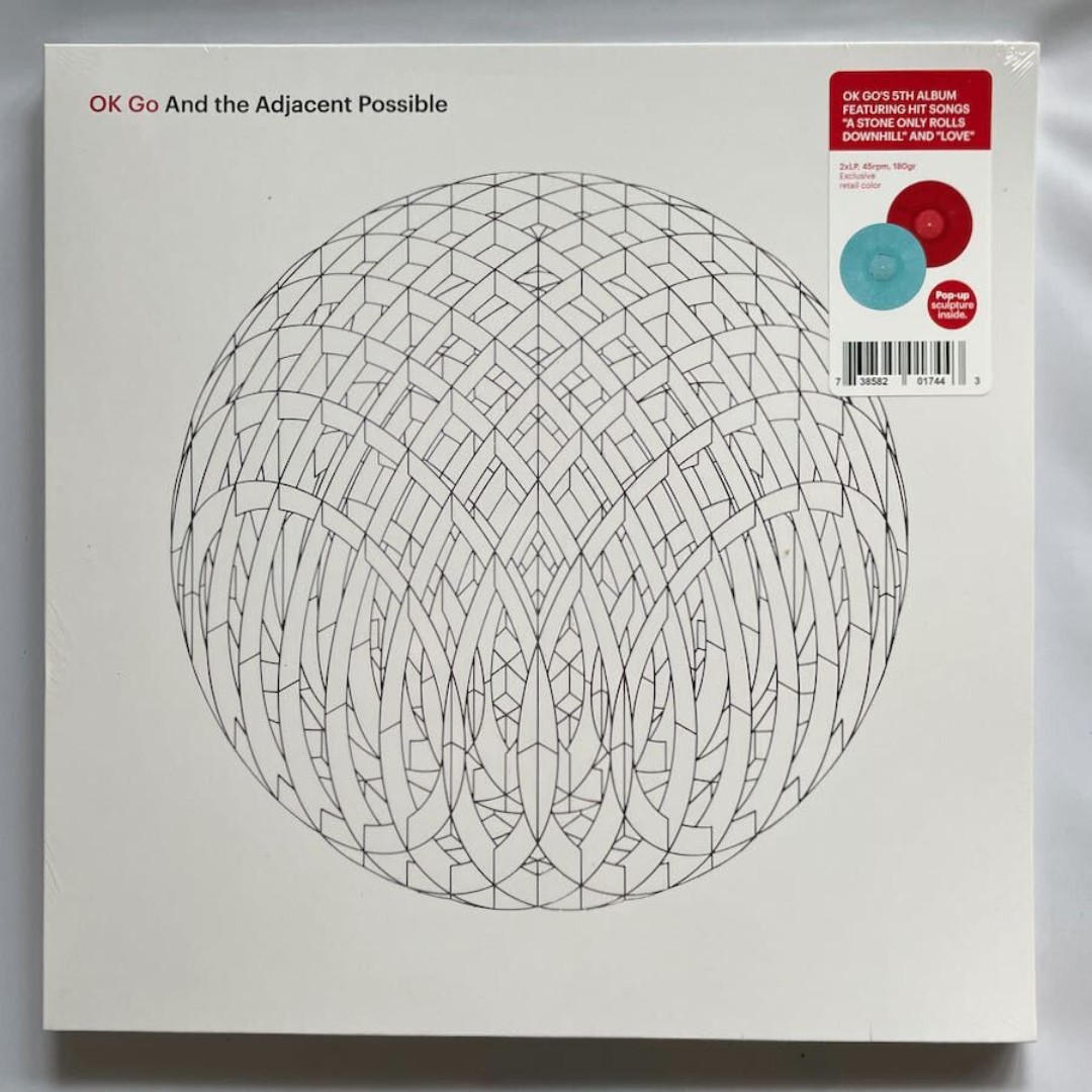 OK Go NEW Deluxe Limited 180 G Double Colored Vinyl, LP, Paracadute, 2025