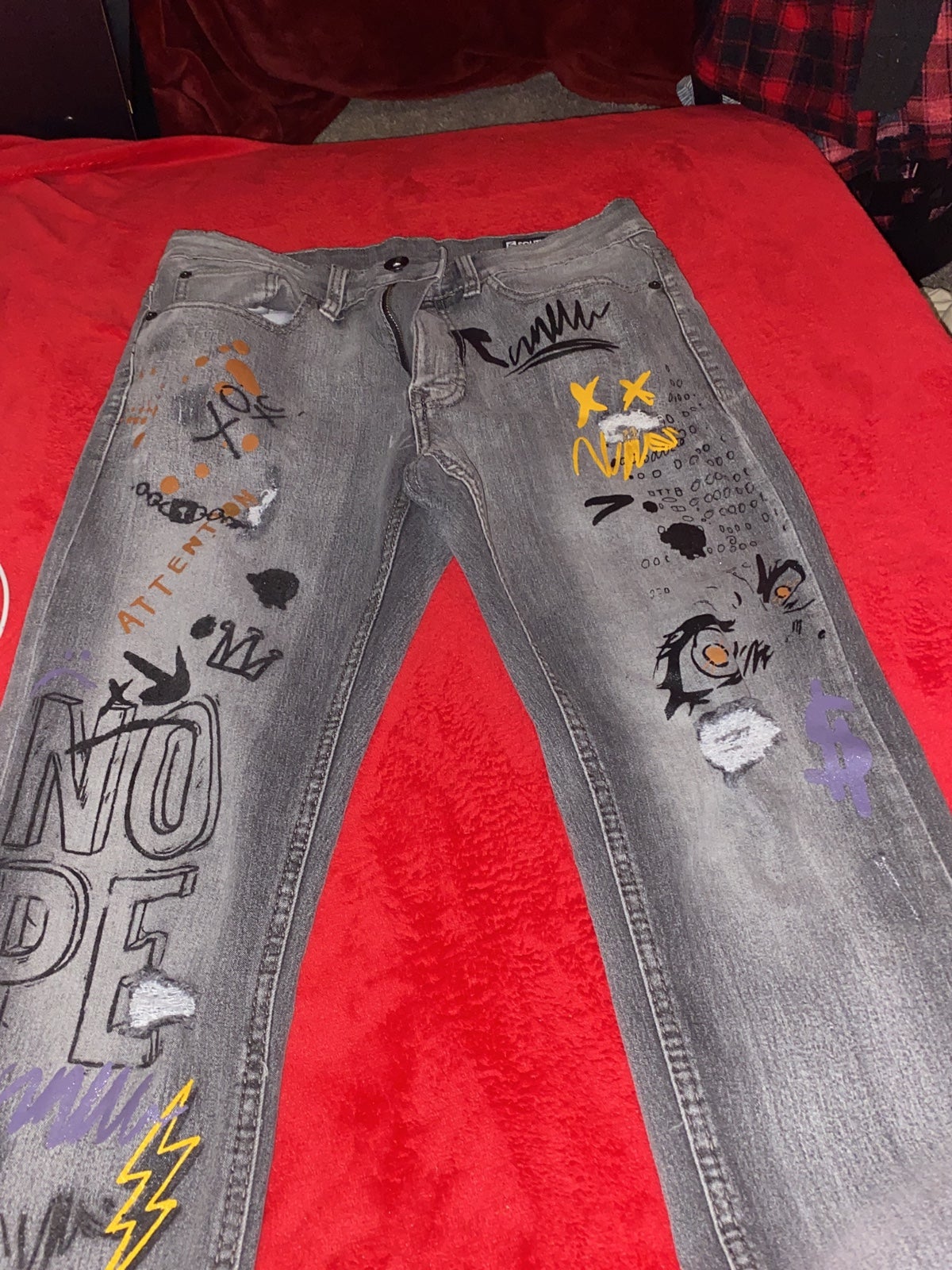 STREET FASHION Custom Southpole jeans (Skinny jeans) Gray