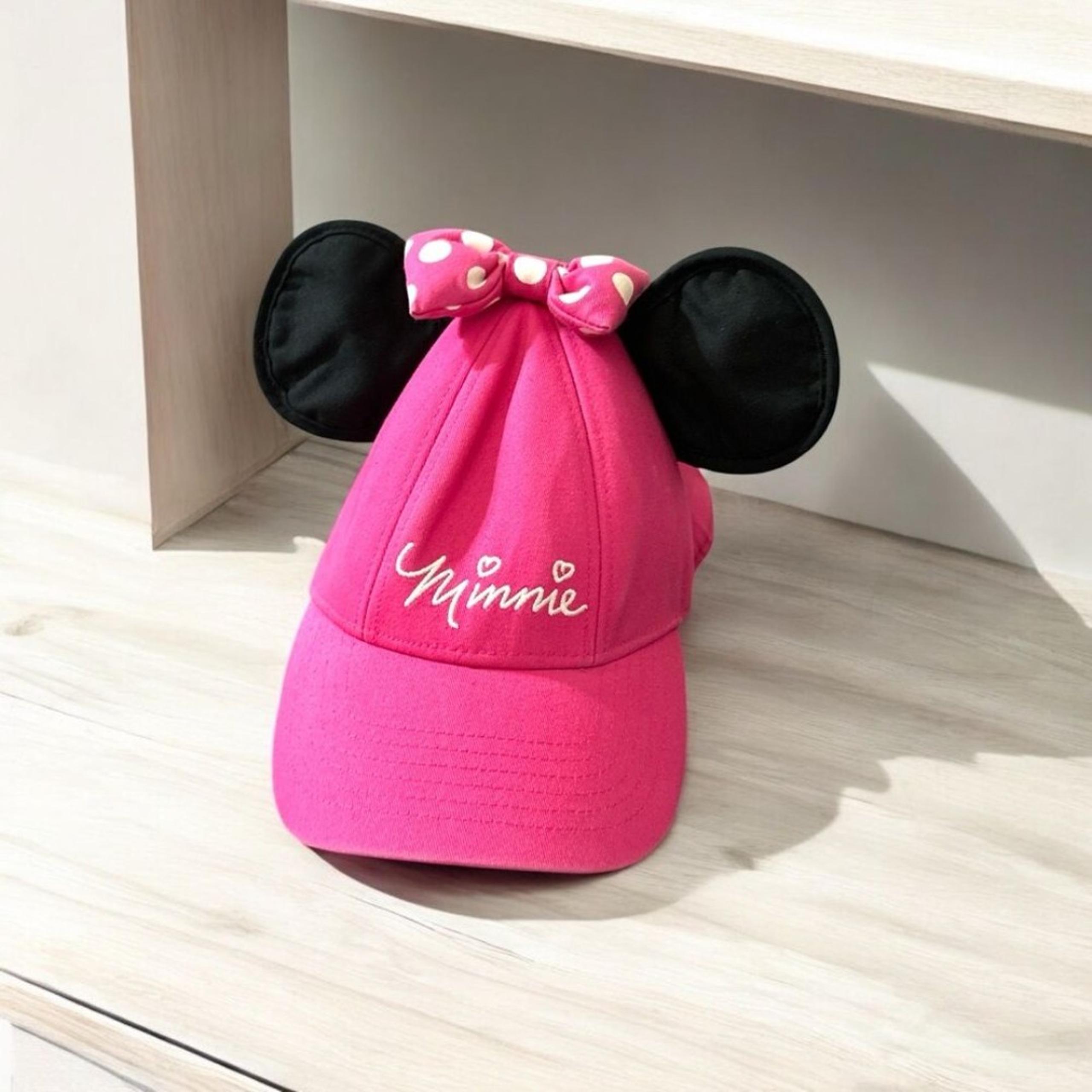 Disney Pink Minnie Mouse Baseball Hat Cap Womens OS Adjustable