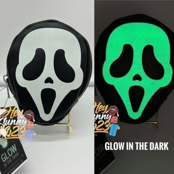 Ghost Face Glow-In-The-Dark Coin Purse