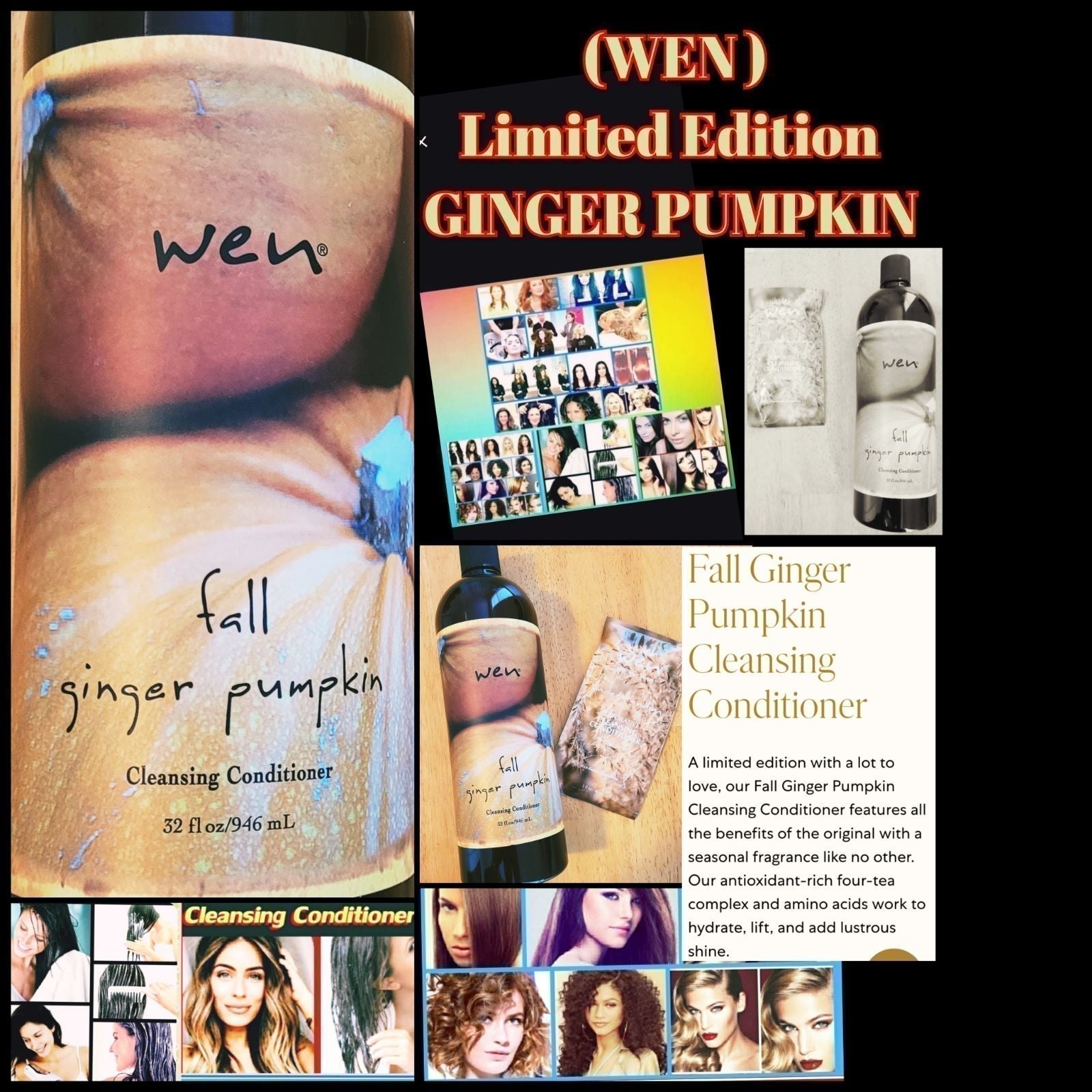 Wen/LIMITED EDITION/Cleansing Conditioner/(PUMPKIN-Ginger)/32fl/ VALUE 80