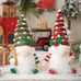 Luminous Dwarf Christmas Decorations, 4 Pack - Handmade Dwarfs, 11 inch Scandina
