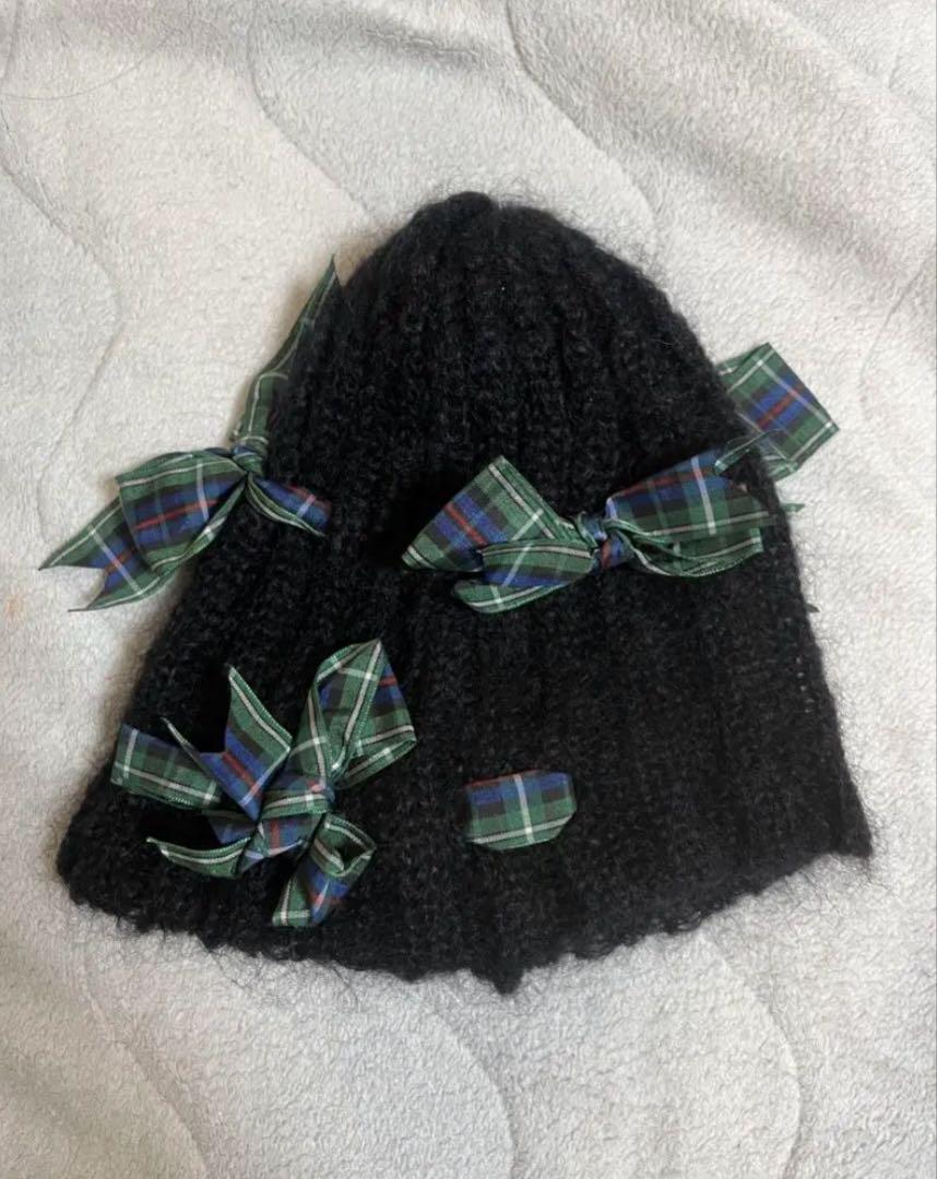 chopova lowena beanie 23aw black