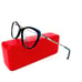 New CAROLINA HERRERA Frames Black Blue Eyeglasses Acetate VHE854K 09AG 53 16 145