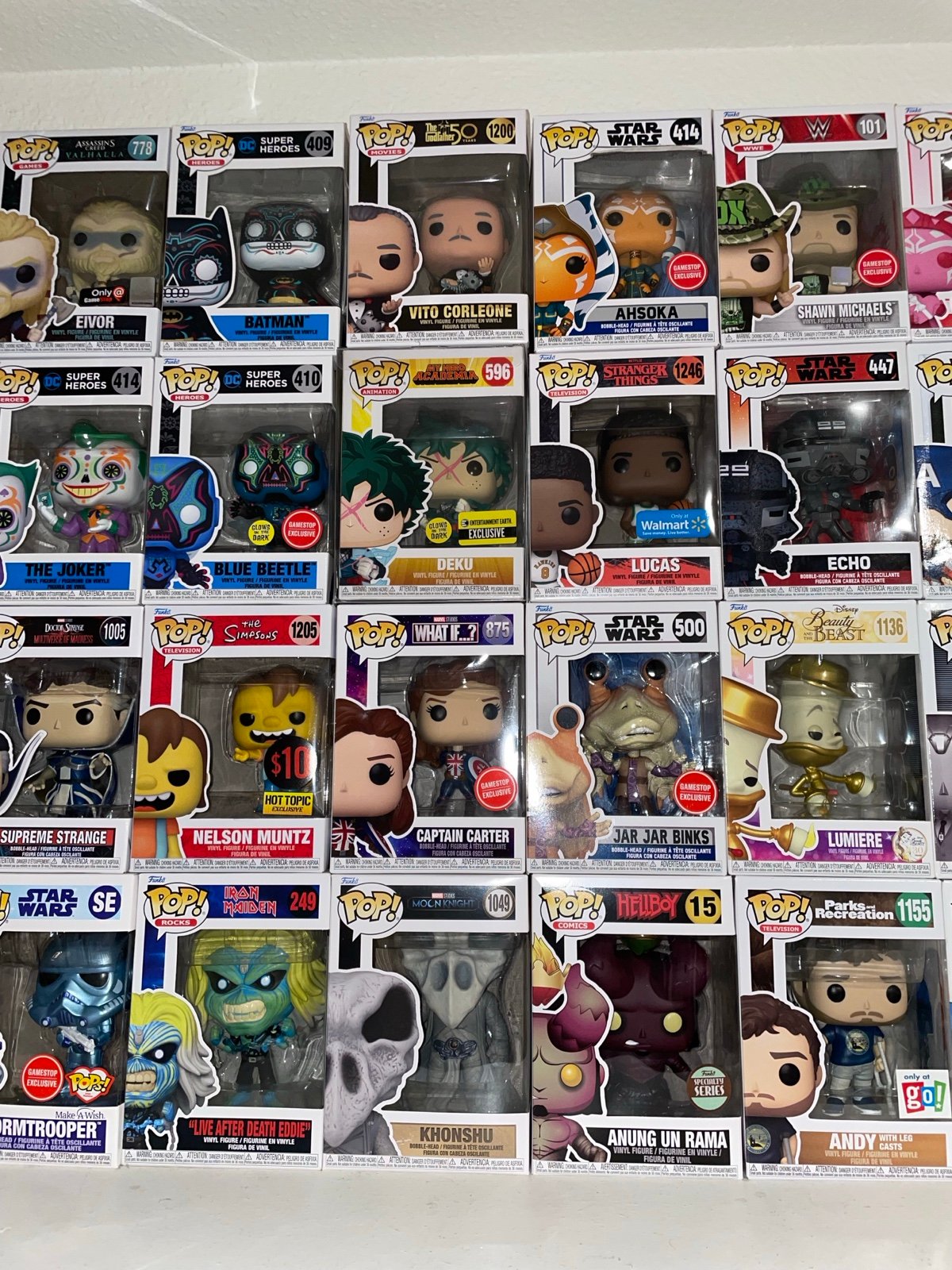 Funko pops all great condition!!