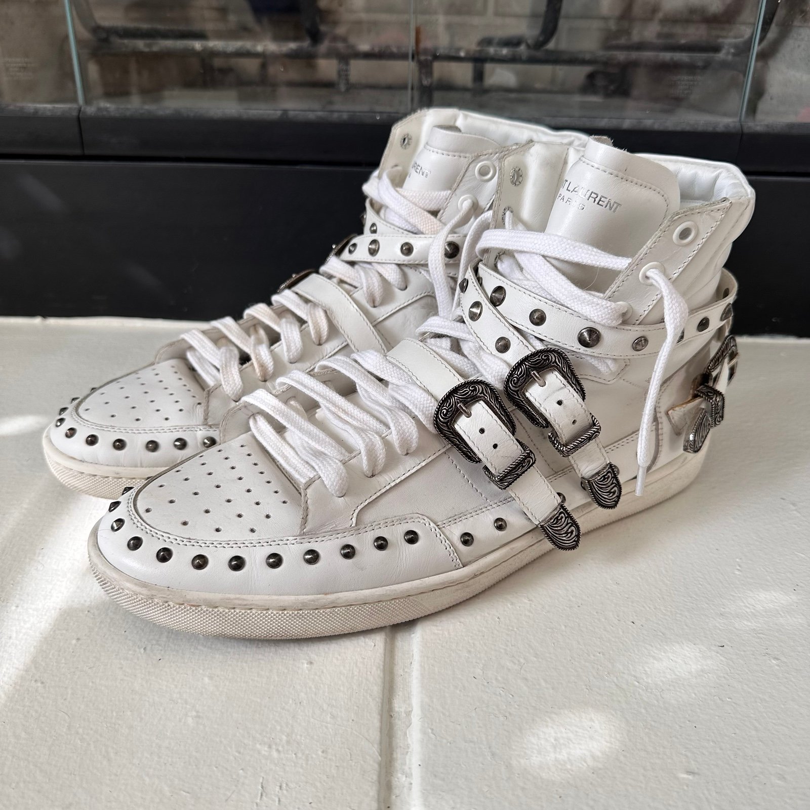 Saint Laurent Wolly Spike Sneaker