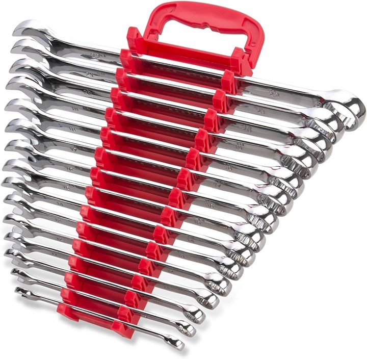 Max Torque 15-Piece Premium Combination Wrench Set, Chrome Vanadium Steel