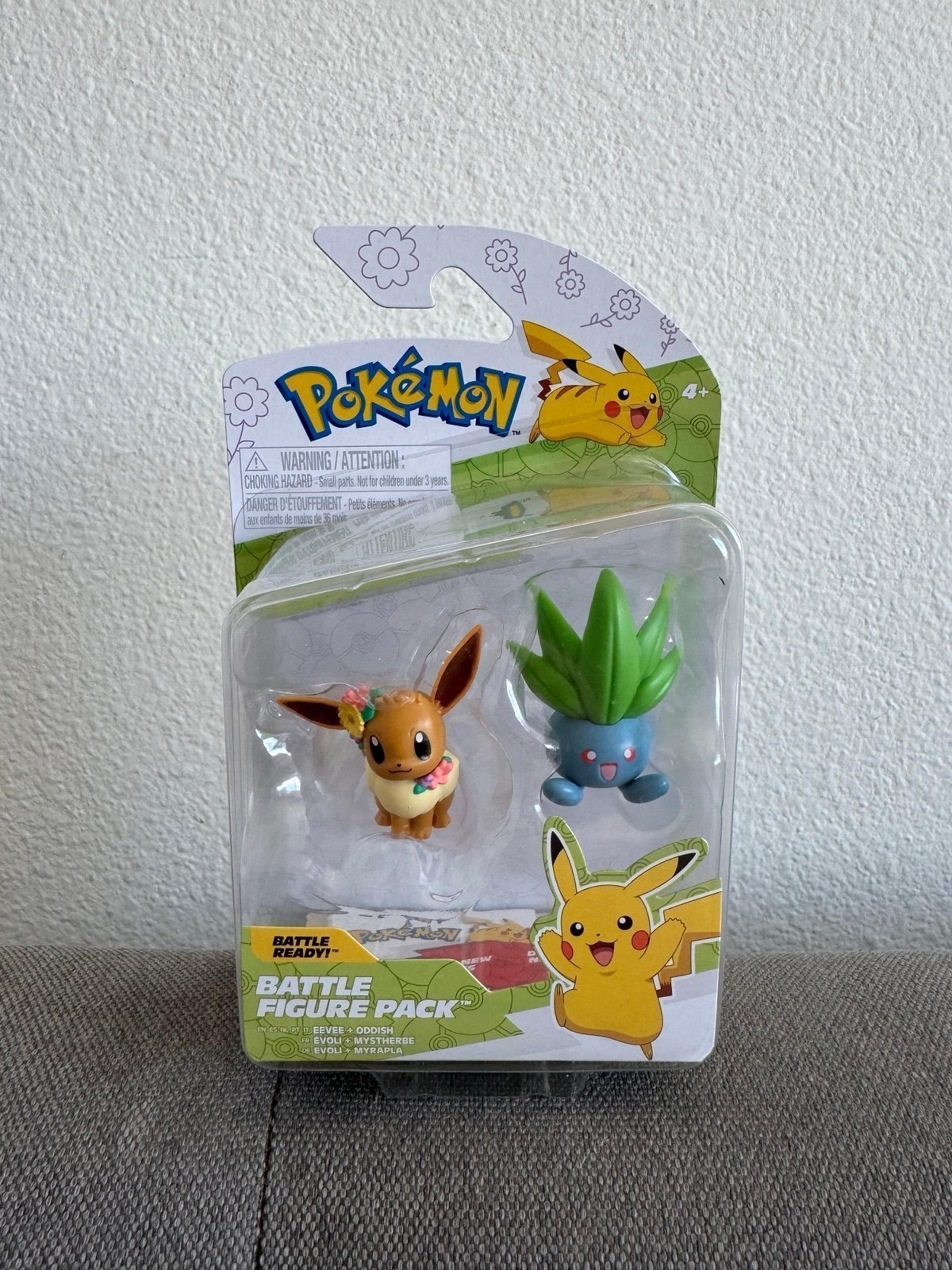 New Pokemon Battle Figure Pack EEVEE & ODDISH