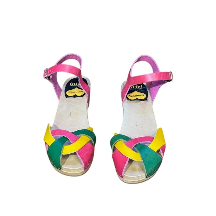 Women's Swedish hasbeen clog heels size euro 39 - US 8.5