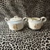 Limoges Sonogram Letter B Sugar & Creamer Set With Gold Trim