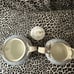 Limoges Sonogram Letter B Sugar & Creamer Set With Gold Trim