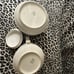 Limoges Sonogram Letter B Sugar & Creamer Set With Gold Trim