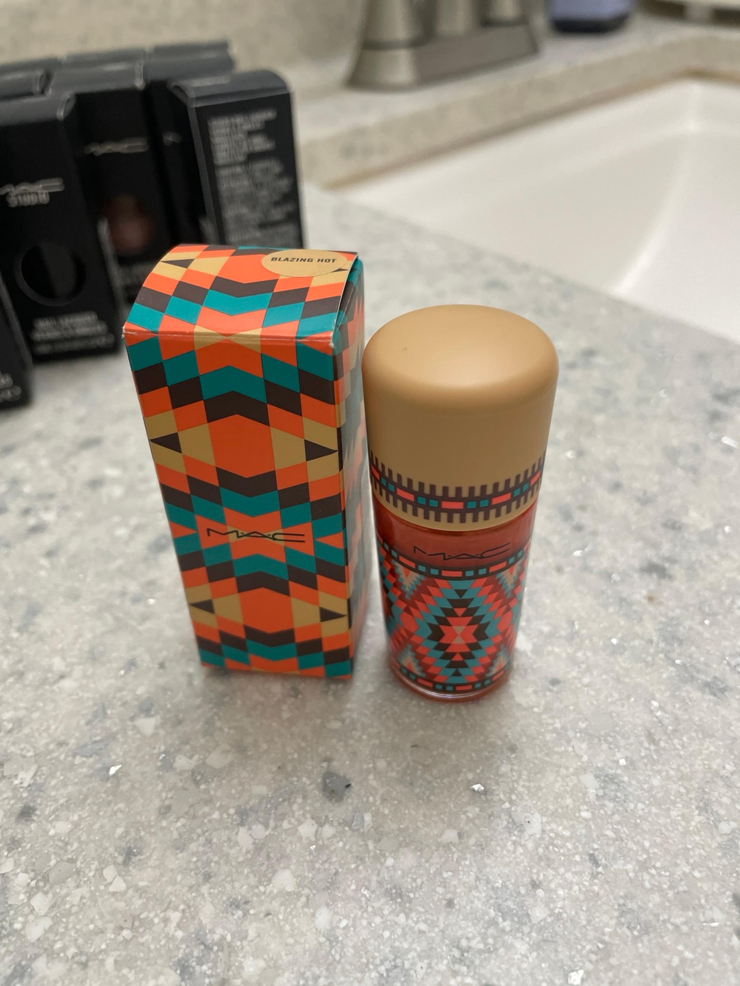 Mac cosmetics nail polish discontinued HTF blazing hot