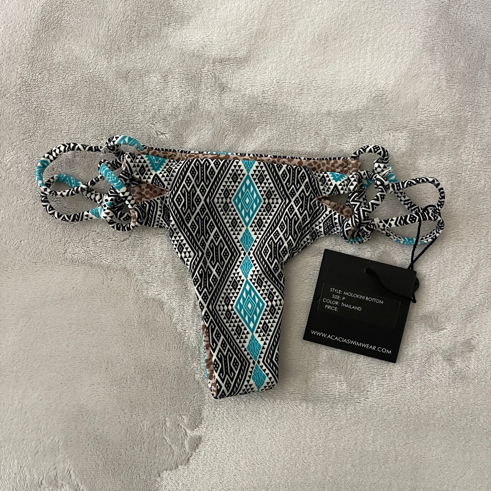 NWT Acacia Swimwear XS Thai Molokini bikini bottoms