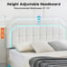 Floating Bed Frame Queen Size with RGB Led Lights