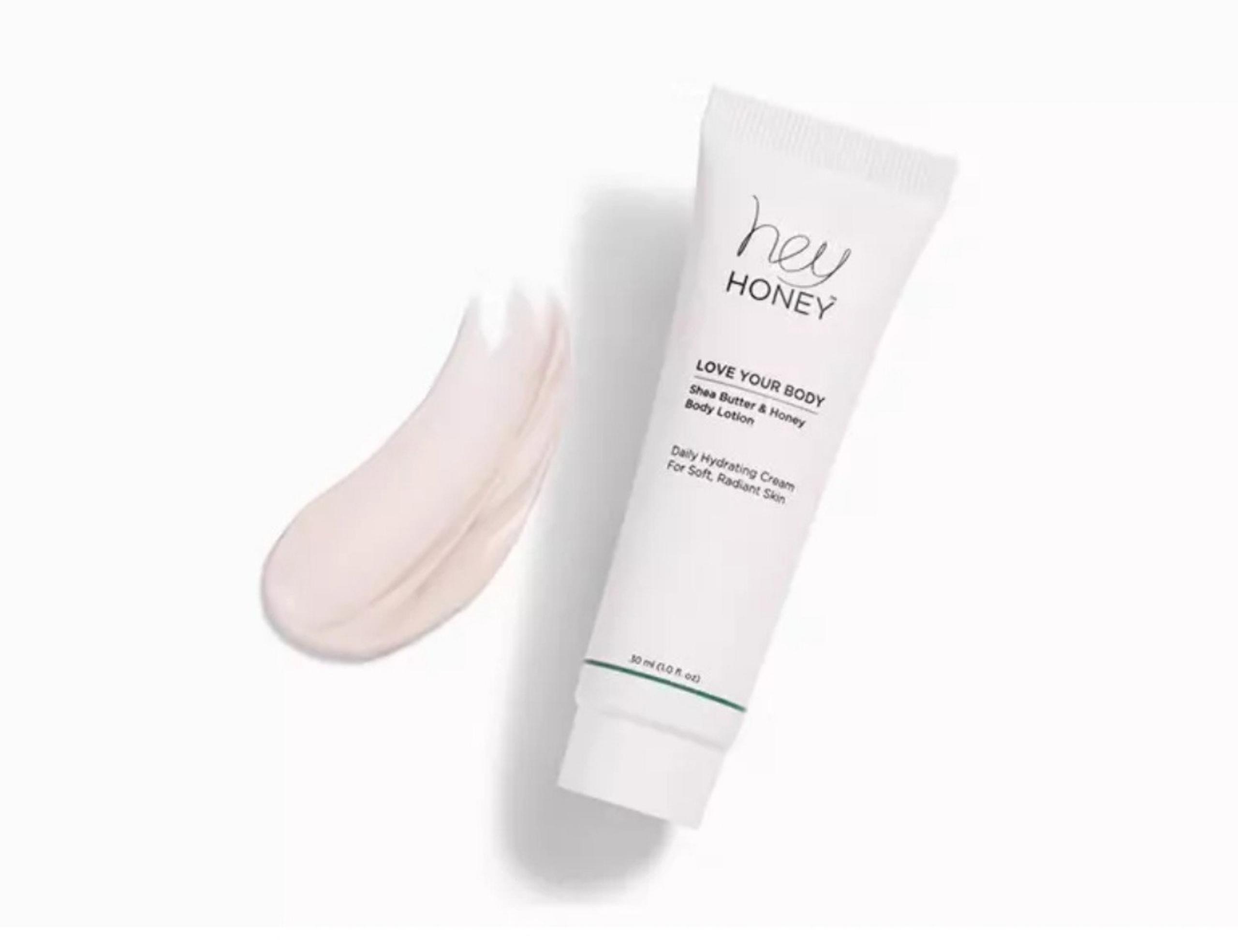 Hey Honey Love Your Body Shea Butter & Honey Body Lotion 1 Oz Travel Size