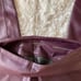 NWOT WHBM vegan leather runway legging 00 burgundy