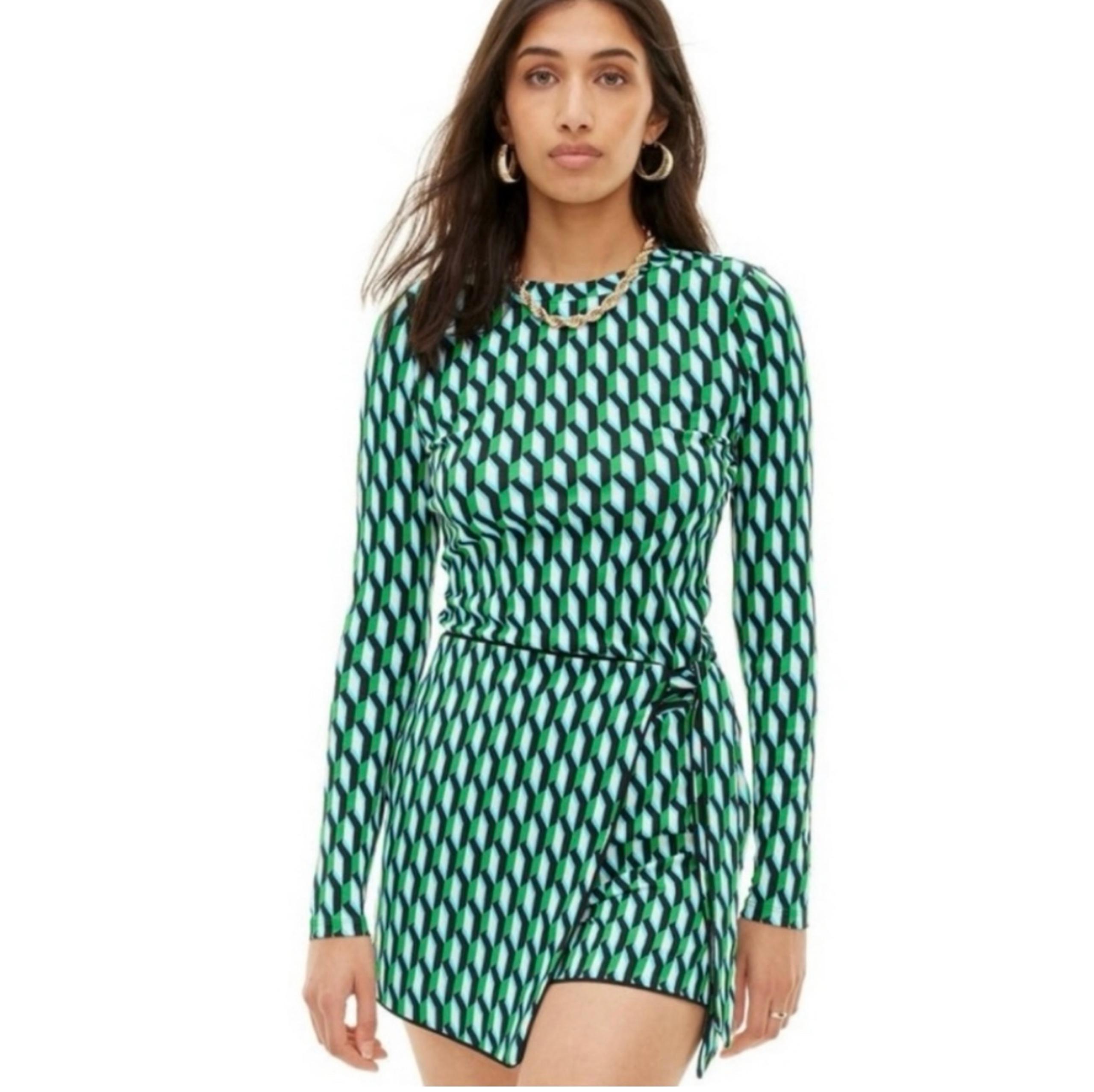 Brand New DVF for Target Limited Edition Geometric Mini Skort - Size Large