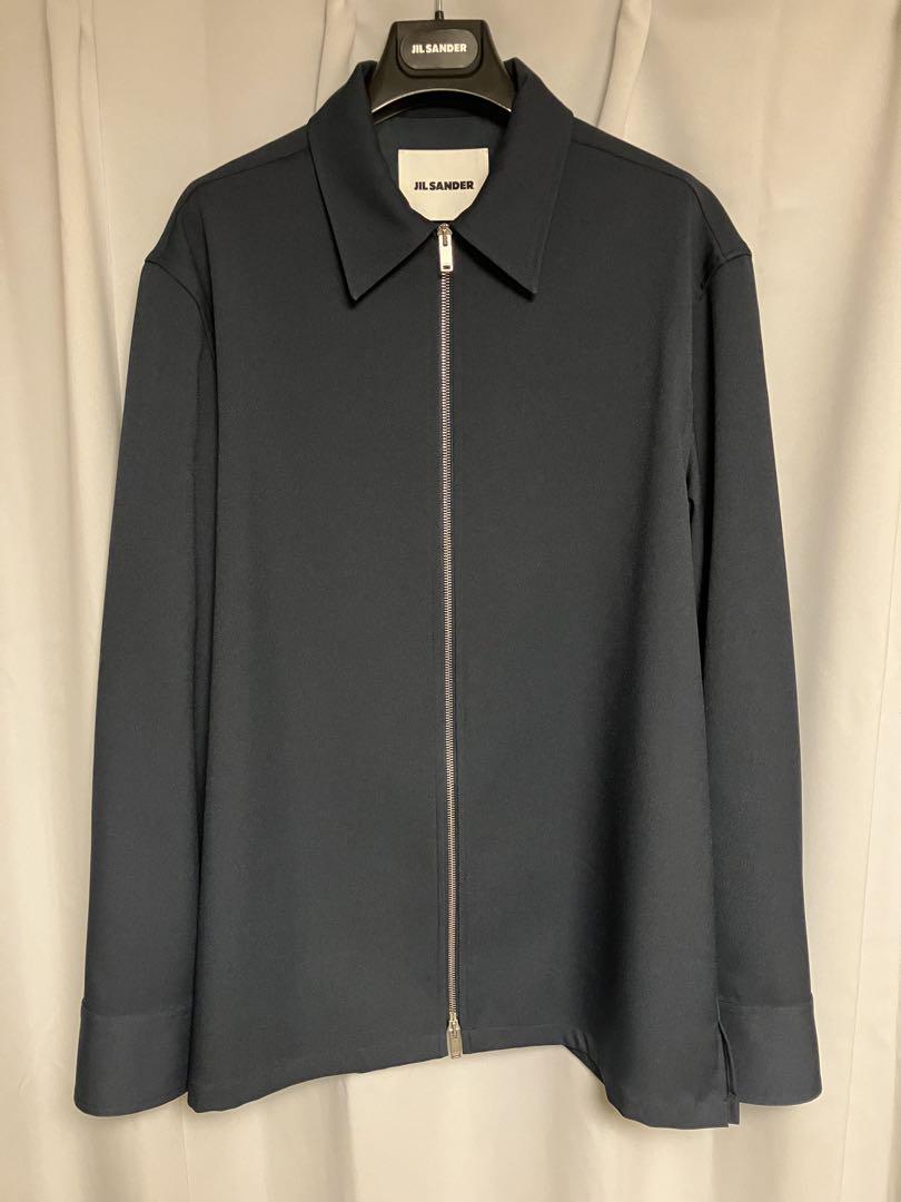 Black Zip Shirt by Jil Sander on Sale