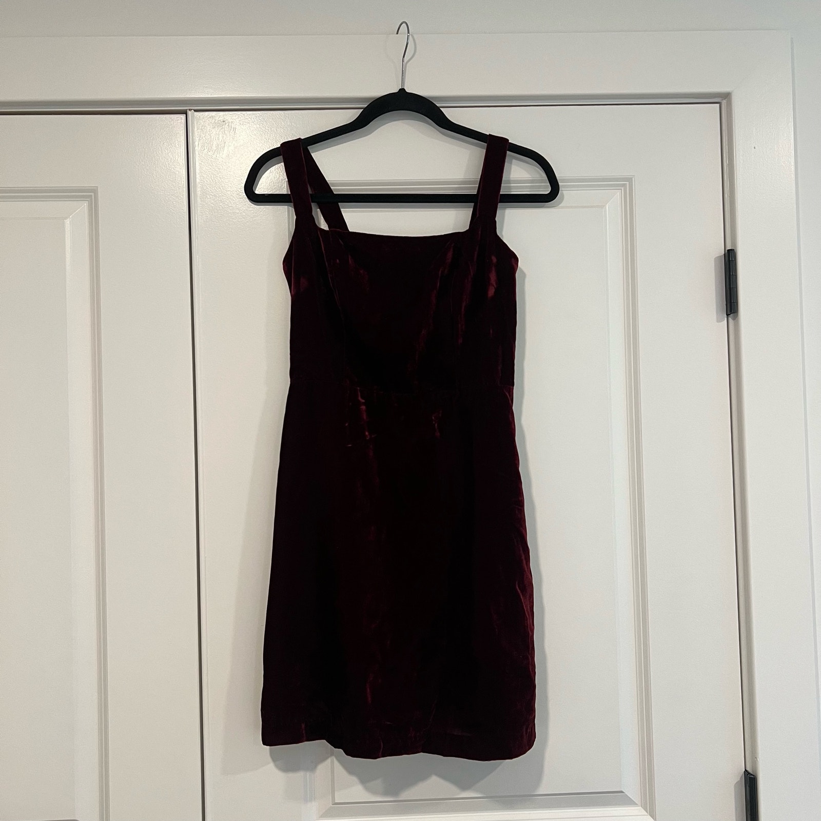 House of Harlow Women's Maroon Velvet Sleeveless Mini Dress Size XS