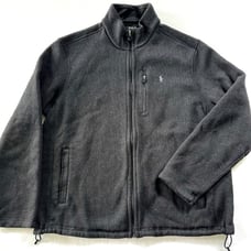 Polo Ralph Lauren Fleece Jacket Men Size XL Performance Full Zip Black