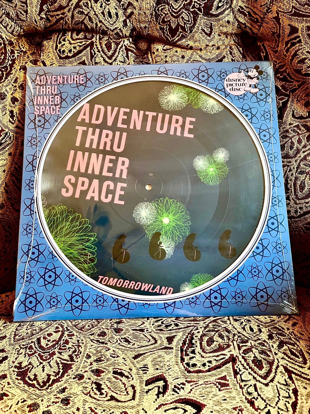 NWT Disney Parks Tomorrowland Adventures Thru Inner Space Vinyl Picture Record