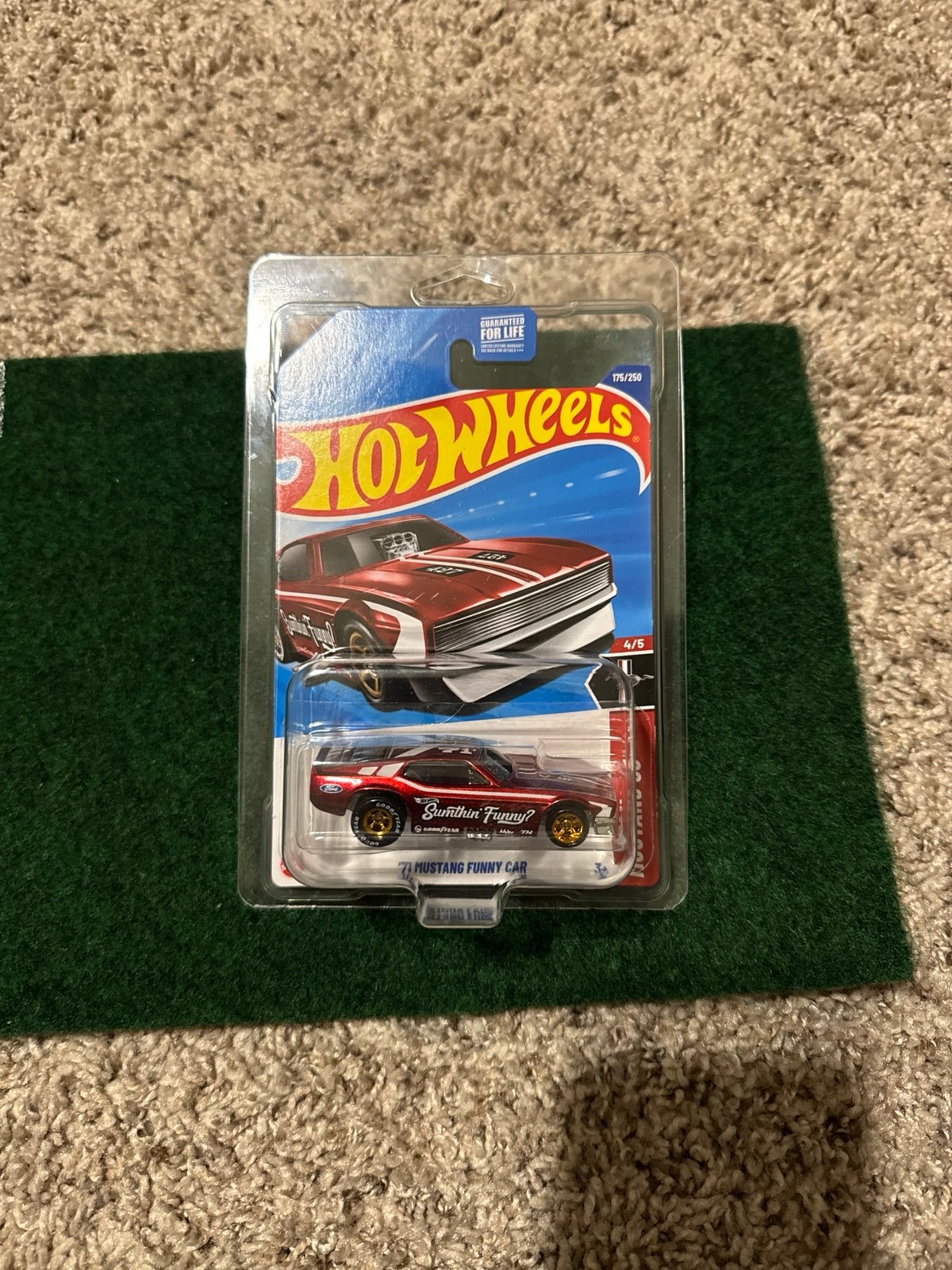 Hot Wheels 71 mustang funny car super treasure hunt lot