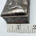 Wilcox Silver Plate Gilt Trinket Box Rectangular Jewelry Floral Embossed Hinged