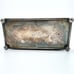 Wilcox Silver Plate Gilt Trinket Box Rectangular Jewelry Floral Embossed Hinged