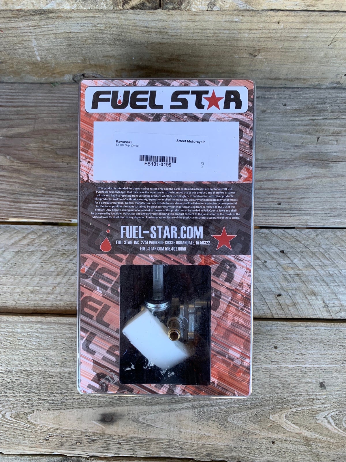 Fuel Star Fuel Valve Kit FS101-0199 For Kawasaki EX500 Ninja 2008-2009