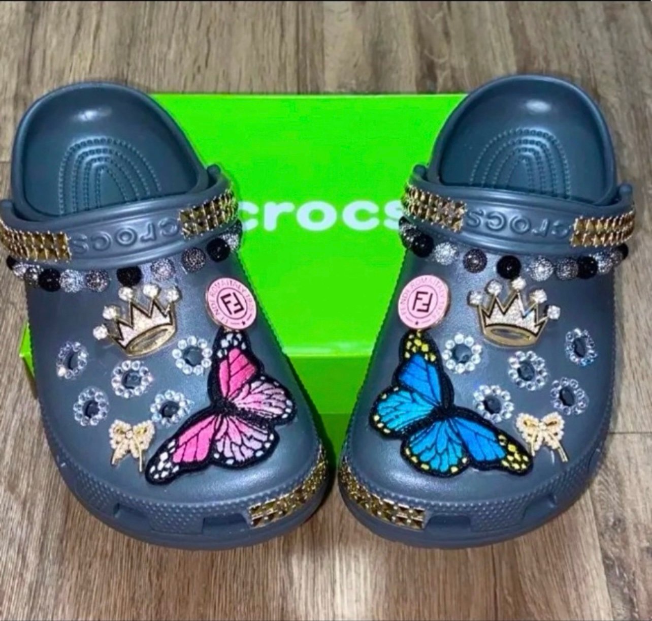 Customized Bling Crocs