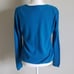 Blue Sofie 100% Cashmere V neck sweater