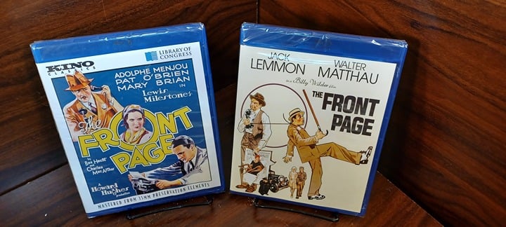 The Front Page [Blu-ray, 1974] + Front Page [Blu-ray, 1931]-NEW-FREE Shipping!