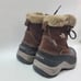 The North Face Girl's Brown MCMURDO Waterproof Lace Up Ankle Winter Boots Size 4