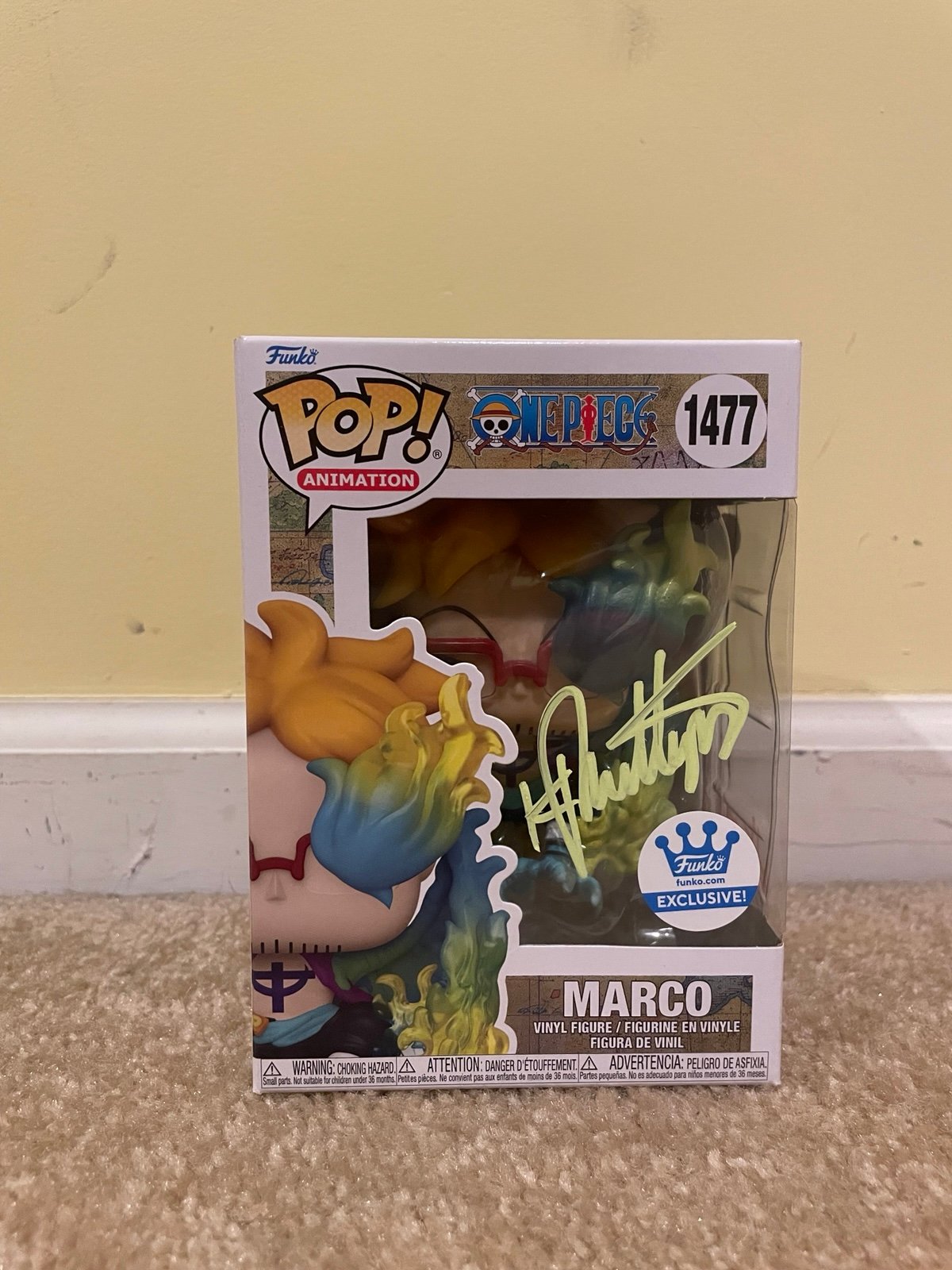 Signed Marco funko pop