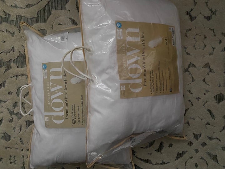 down pillows
