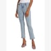 NEW Generation Love Size 32 Justine Button Fray Denim Pants, Light Blue